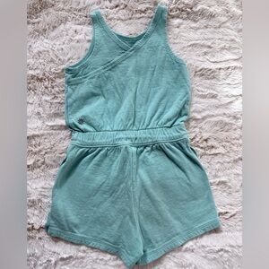 Athleta Kids Aqua Sleeveless Romper